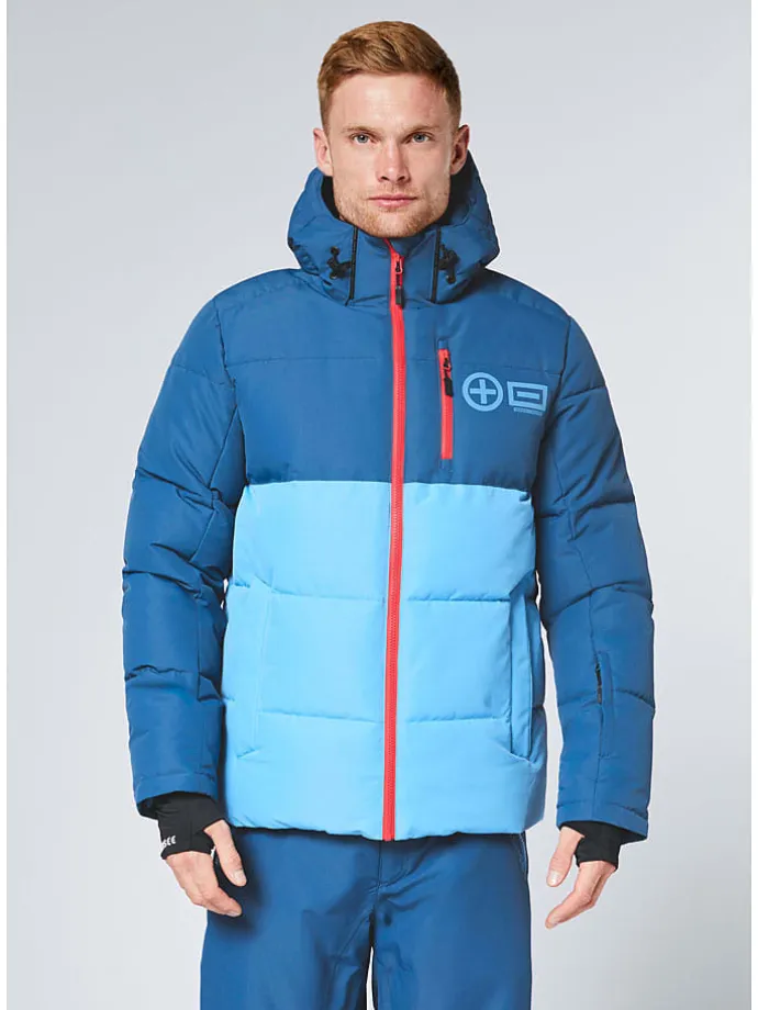 Ski-/ Snowboardjacke in Blau/ Hellblau