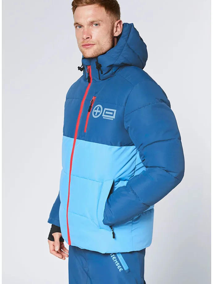 Ski-/ Snowboardjacke in Blau/ Hellblau