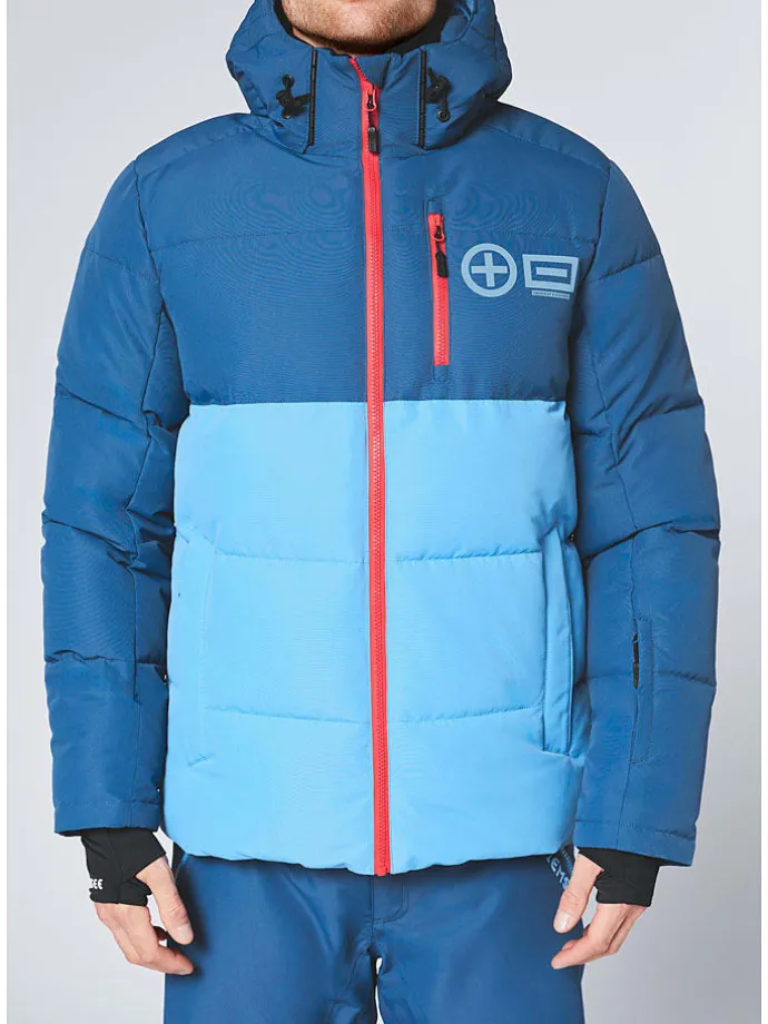Ski-/ Snowboardjacke in Blau/ Hellblau