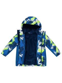 Ski-/ Snowboardjacke in Blau/ Grün