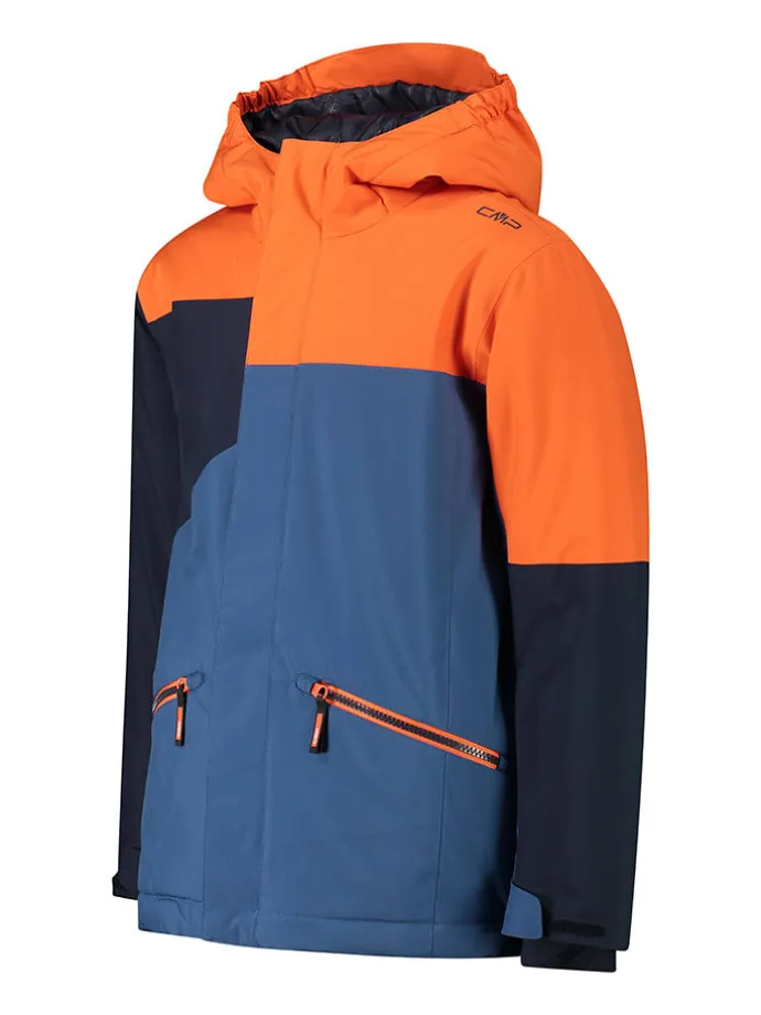 Ski-/ Snowboardjacke in Blau/ Orange