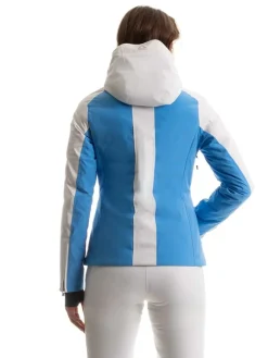 Ski-/ Snowboardjacke in Blau/ Weiß