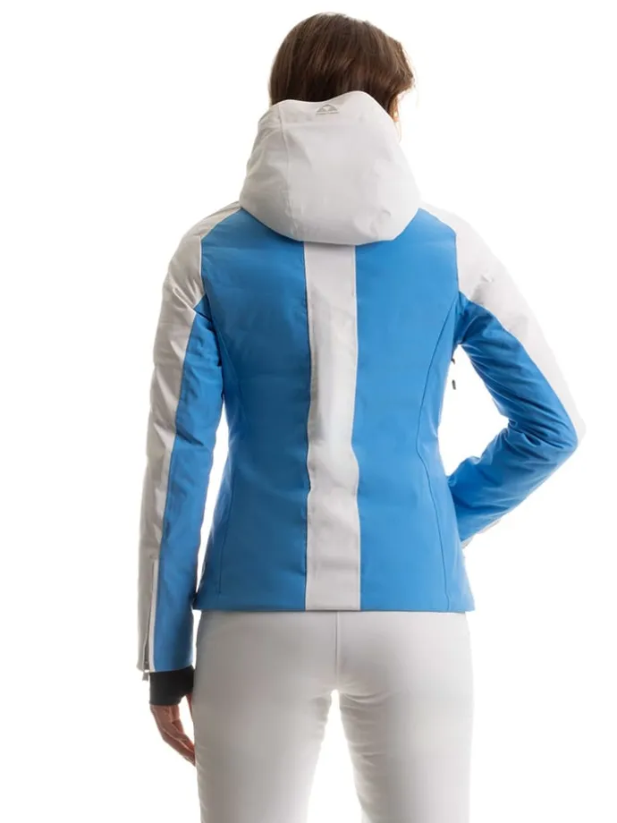 Ski-/ Snowboardjacke in Blau/ Weiß