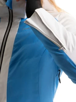 Ski-/ Snowboardjacke in Blau/ Weiß