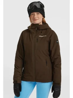 Ski-/ Snowboardjacke in Braun