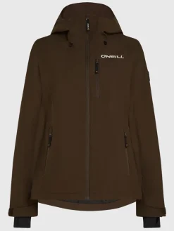 Ski-/ Snowboardjacke in Braun