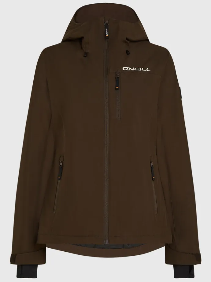 Ski-/ Snowboardjacke in Braun