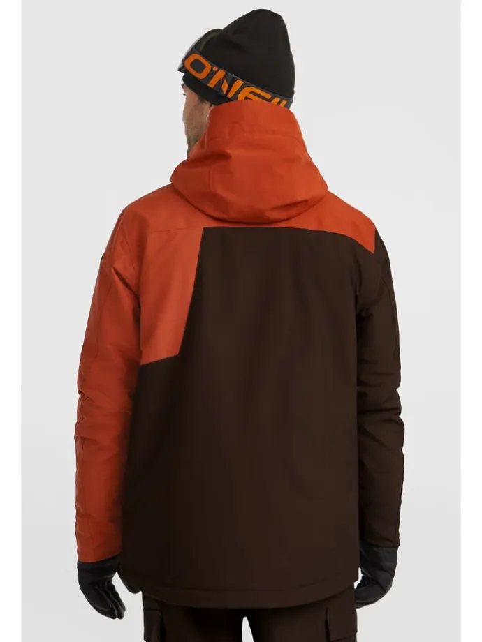 Ski-/ Snowboardjacke in Braun/ Hellbraun