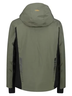 Ski-/ Snowboardjacke in Khaki/ Schwarz