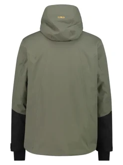 Ski-/ Snowboardjacke in Khaki/ Schwarz