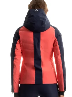 Ski-/ Snowboardjacke in Koralle/ Dunkelblau