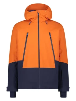 Ski-/ Snowboardjacke in Orange/ Dunkelblau