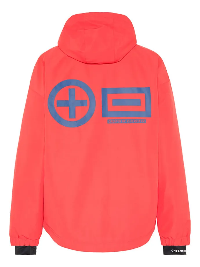 Ski-/ Snowboardjacke in Rot/ Blau
