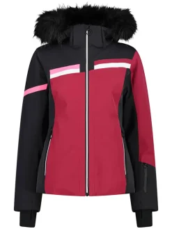 Ski-/ Snowboardjacke in Rot/ Schwarz