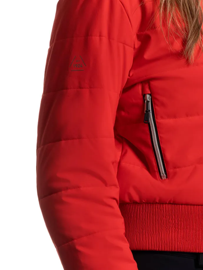 Ski-/ Snowboardjacke in Rot