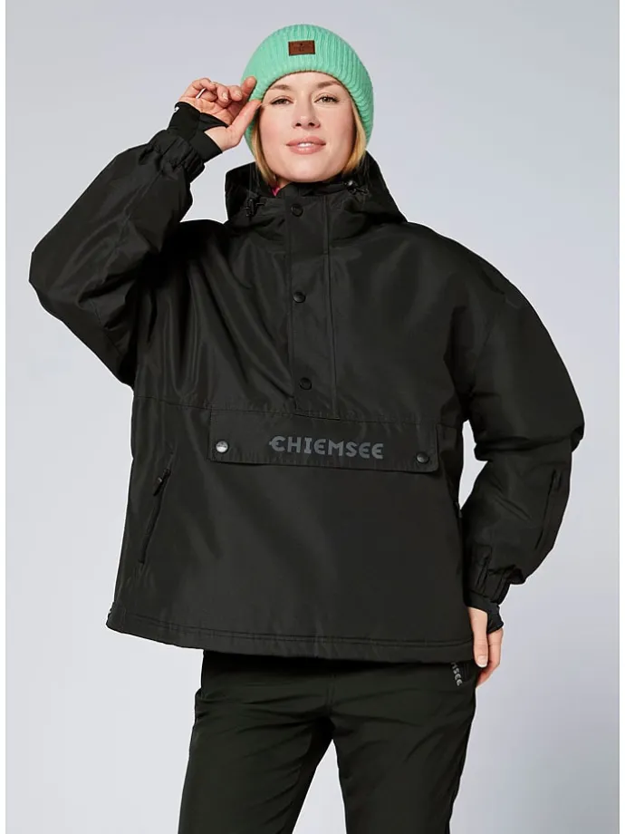 Ski-/ Snowboardjacke in Schwarz/ Grün