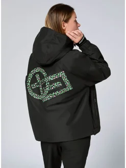 Ski-/ Snowboardjacke in Schwarz/ Grün
