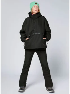 Ski-/ Snowboardjacke in Schwarz/ Grün