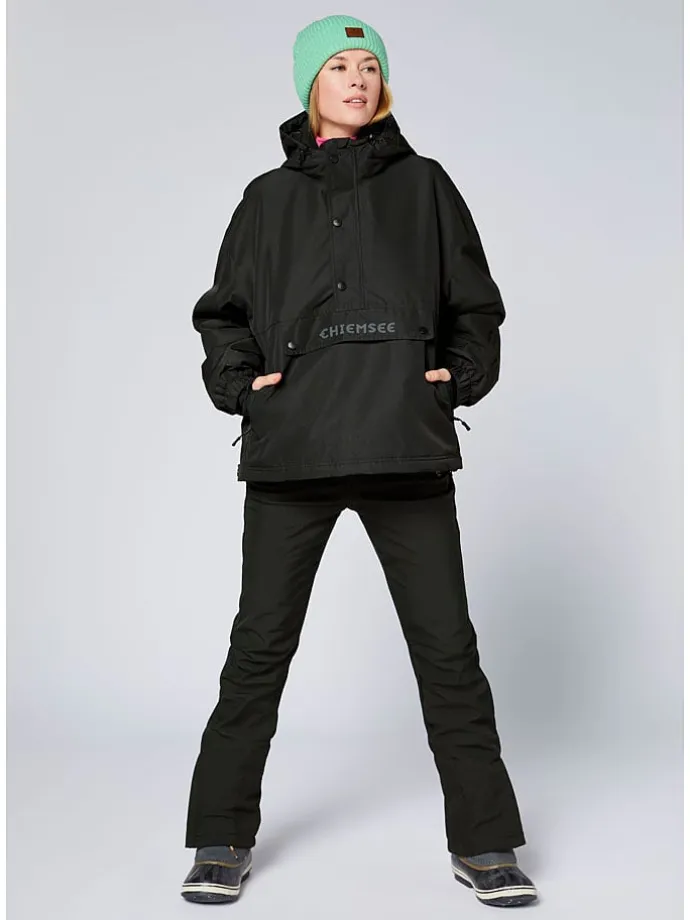 Ski-/ Snowboardjacke in Schwarz/ Grün