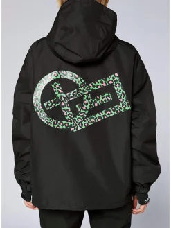 Ski-/ Snowboardjacke in Schwarz/ Grün