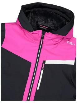 Ski-/ Snowboardjacke in Schwarz/ Pink