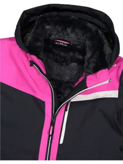 Ski-/ Snowboardjacke in Schwarz/ Pink
