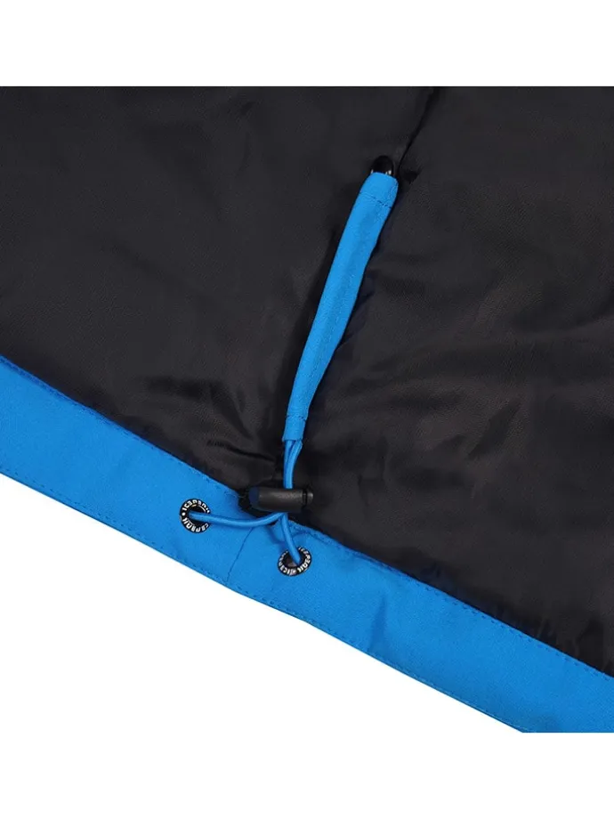 Ski-/ Snowboardjacke "Langdon" in Blau/ Schwarz