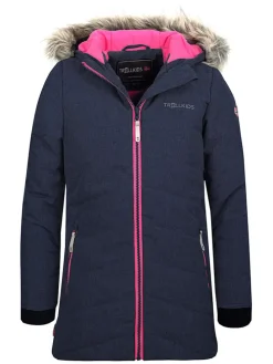 Ski-/ Snowboardjacke "Lifjell" in Dunkelblau/ Pink