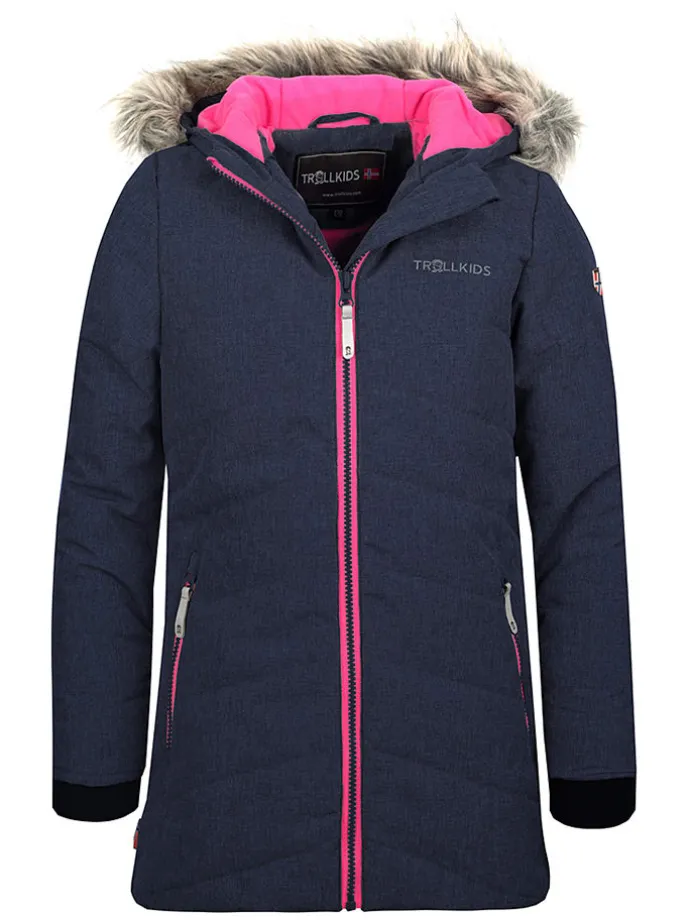 Ski-/ Snowboardjacke "Lifjell" in Dunkelblau/ Pink