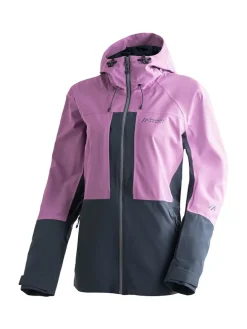 Ski-/ Snowboardjacke "Lindon" in Anthrazit/ Lila