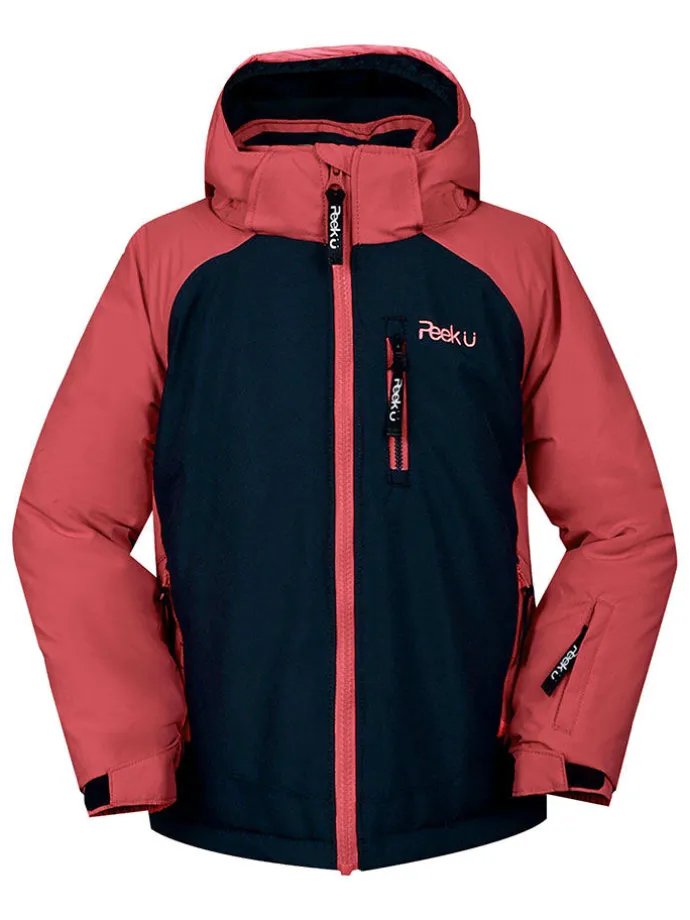 Ski-/ Snowboardjacke "Litzy" in Pink/ Dunkelblau