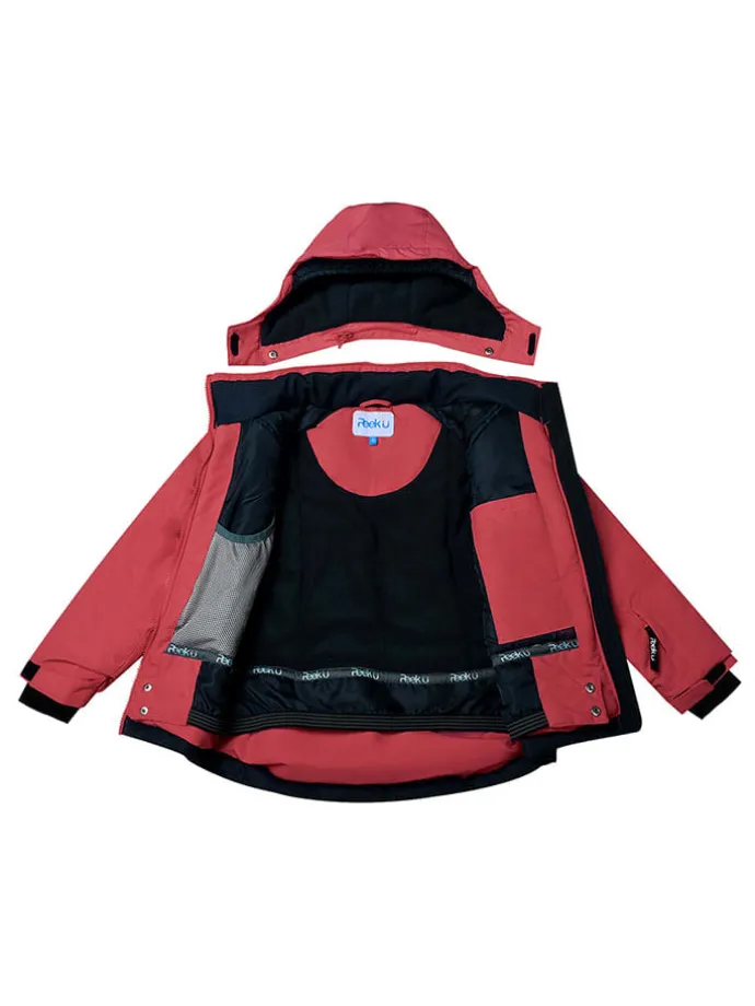 Ski-/ Snowboardjacke "Litzy" in Pink/ Dunkelblau