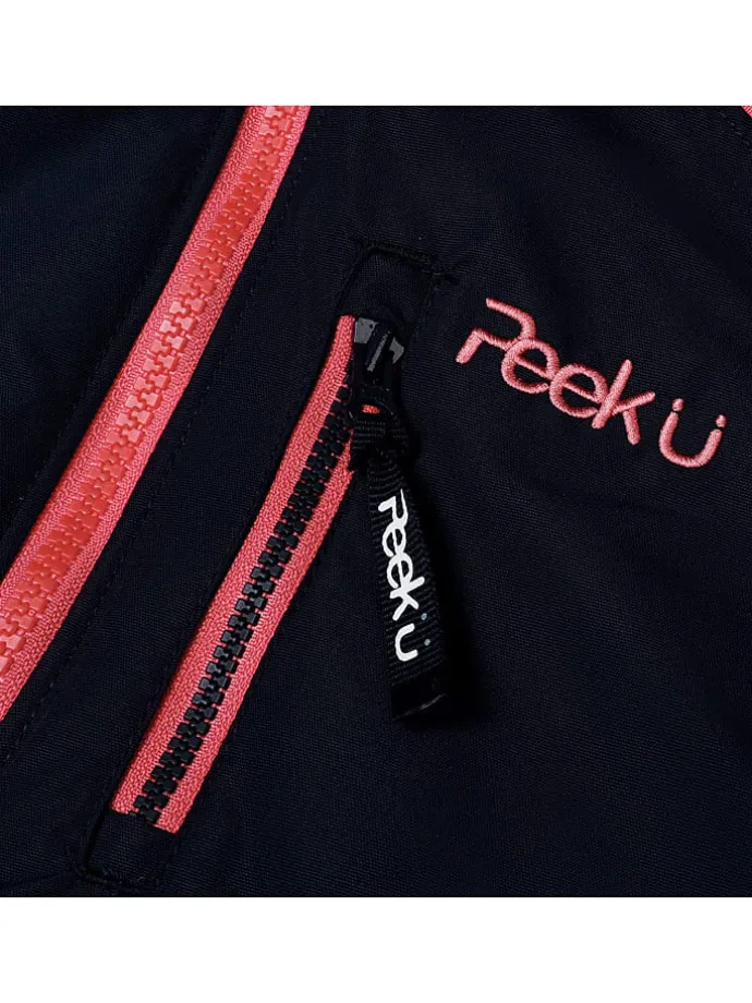 Ski-/ Snowboardjacke "Litzy" in Pink/ Dunkelblau