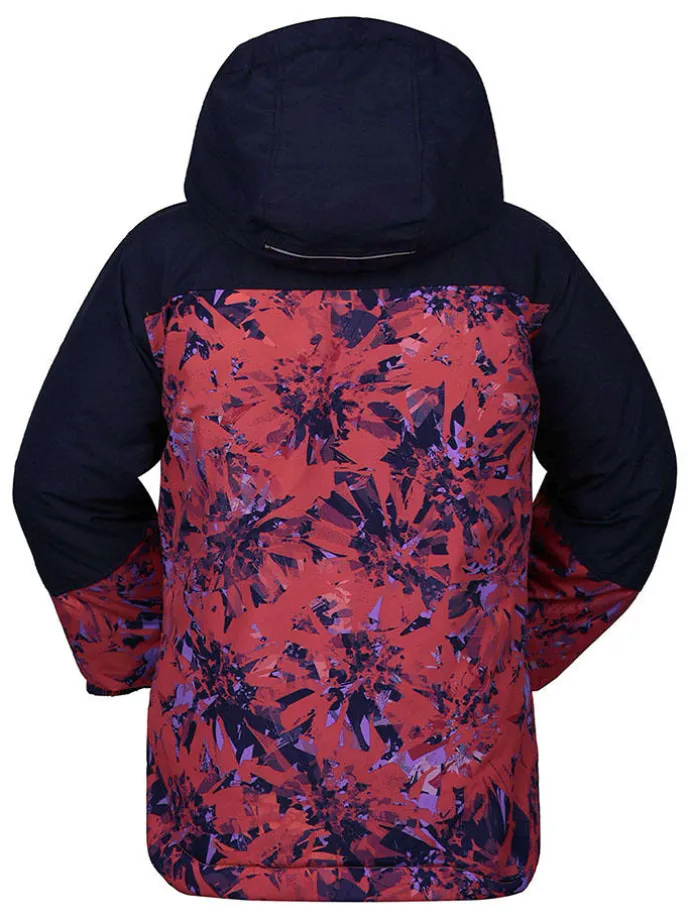 Ski-/ Snowboardjacke "Lotus" in Dunkelblau/ Pink