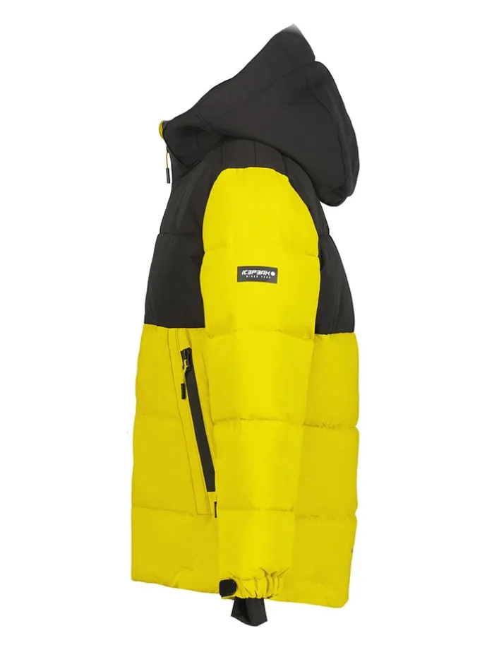Ski-/ Snowboardjacke "Louin" in Gelb/ Schwarz