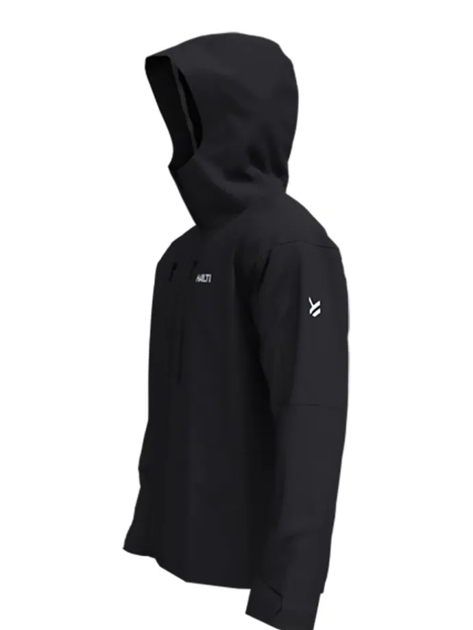 Ski-/ Snowboardjacke "Melvik" in Schwarz