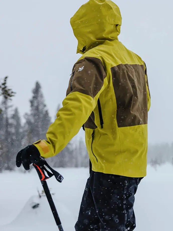 Ski-/ Snowboardjacke "Rizle" in Khaki/ Oliv
