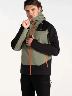 Ski-/ Snowboardjacke "Roving II" in Khaki/ Schwarz