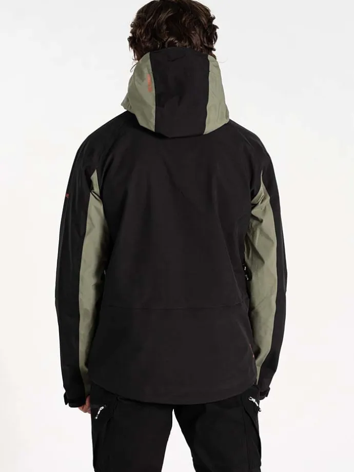 Ski-/ Snowboardjacke "Roving II" in Khaki/ Schwarz