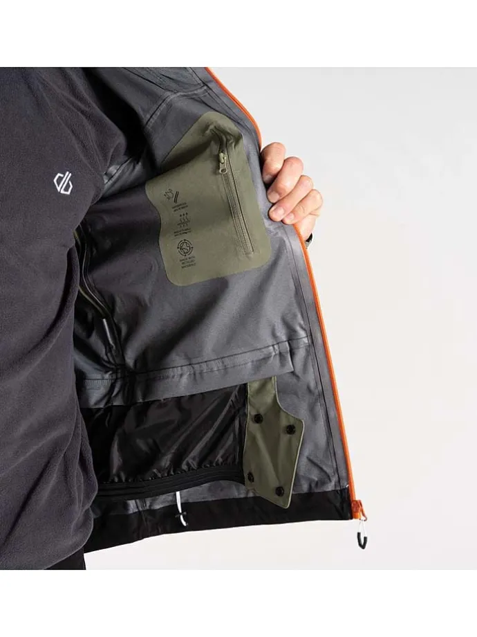 Ski-/ Snowboardjacke "Roving II" in Khaki/ Schwarz