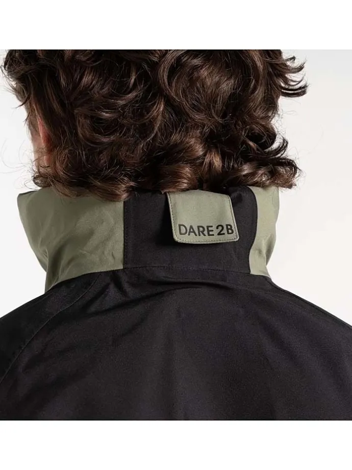 Ski-/ Snowboardjacke "Roving II" in Khaki/ Schwarz