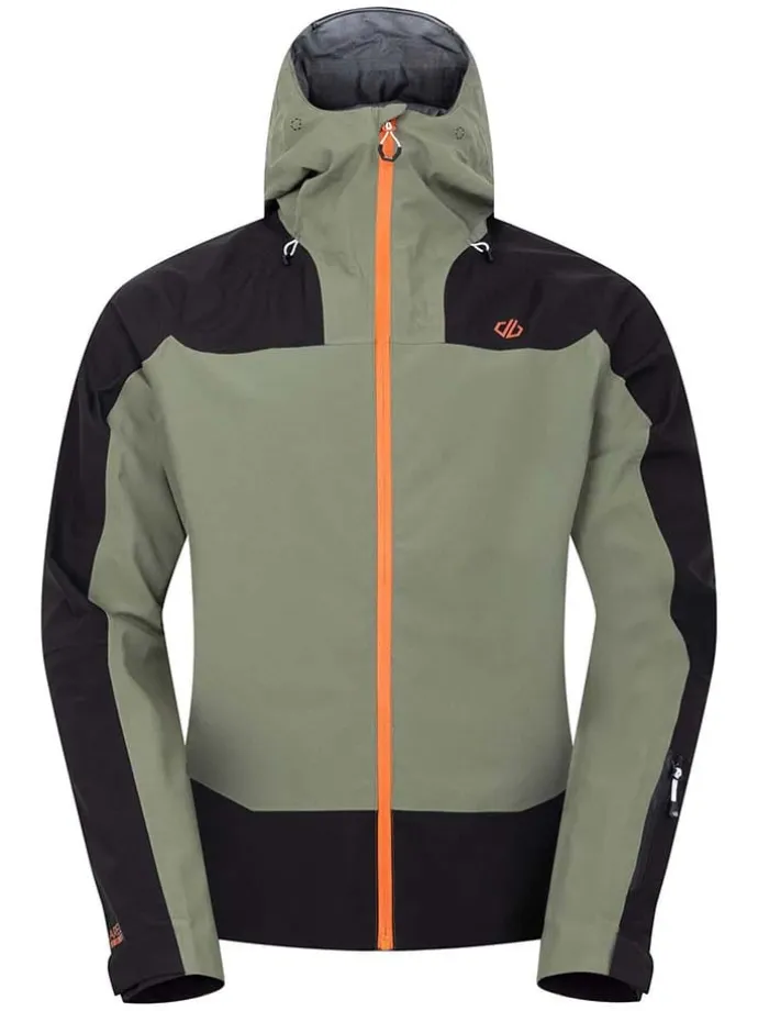 Ski-/ Snowboardjacke "Roving II" in Khaki/ Schwarz