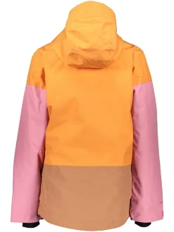 Ski-/ Snowboardjacke "Seakrest" in Orange/ Rosa/ Hellbraun