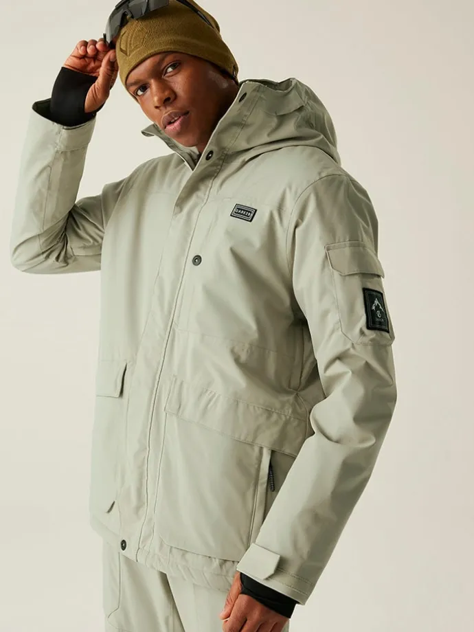 Ski-/ Snowboardjacke "Twin Tip" in Grau
