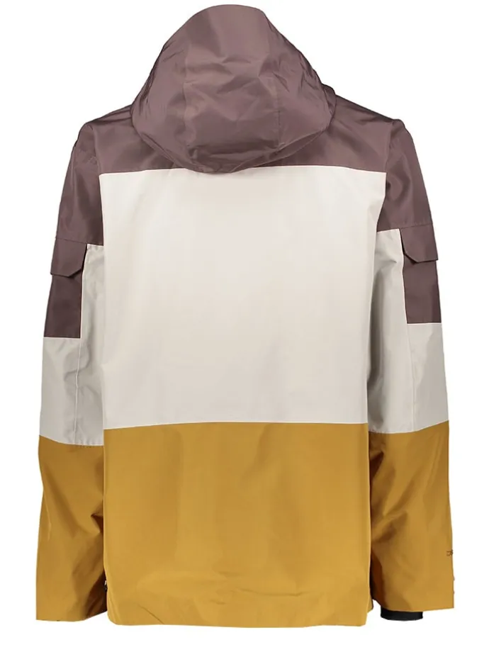 Ski-/ Snowboardjacke "U99" in Lila/ Weiß/ Gelb