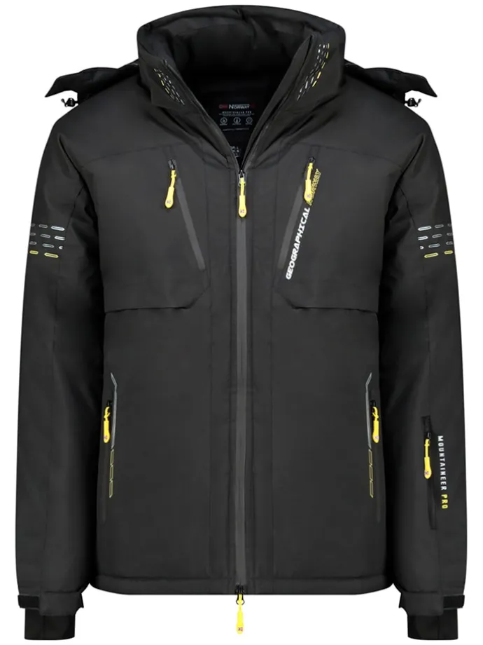 Ski-/ Snowboardjacke "Waldo" in Schwarz