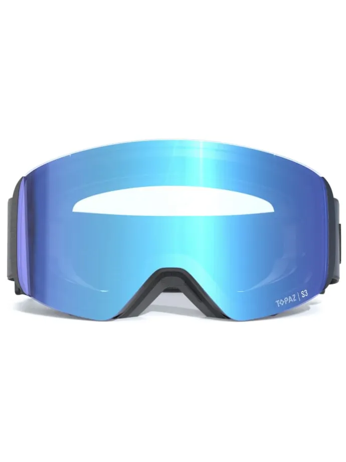 Skibrille Corbier Topaz jr. in 1001SB Black / Swiss Blue