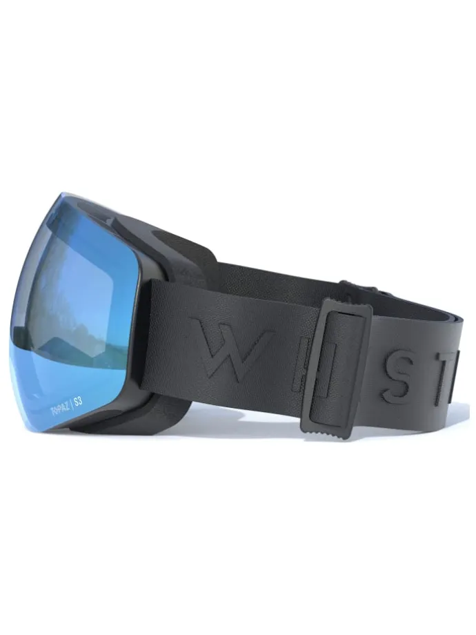 Skibrille Sorlin Topaz jr. in 1001SB Black / Swiss Blue