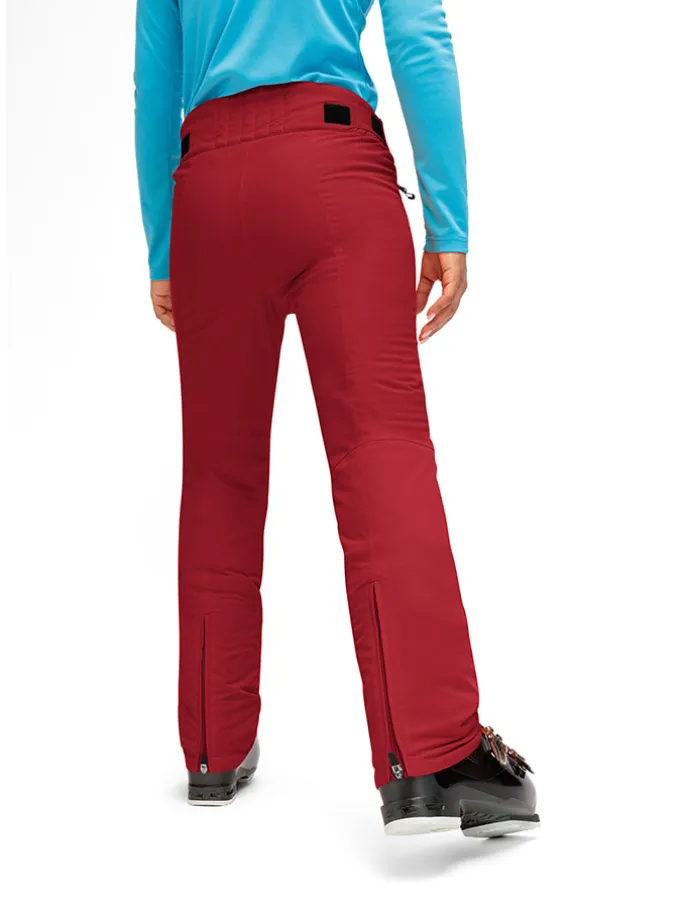 Skihose - Regular fit - "Vroni slim 2.0" in Rot