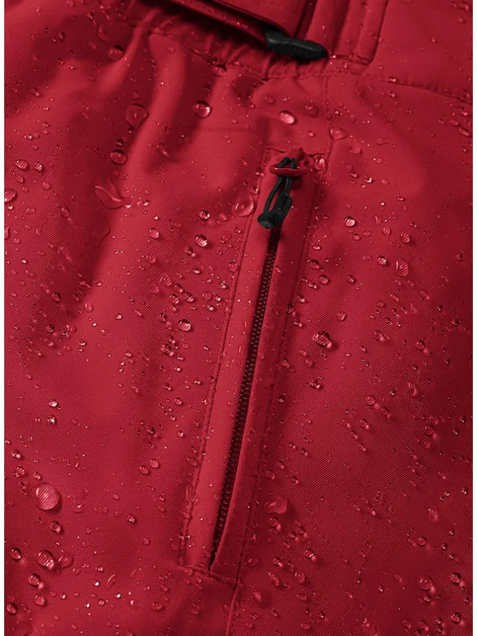 Skihose - Regular fit - "Vroni slim 2.0" in Rot